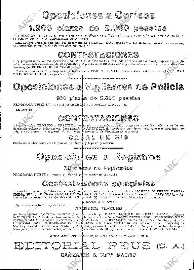 ABC MADRID 27-10-1919 página 8