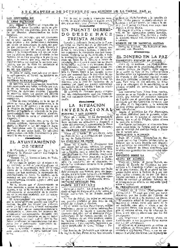 ABC MADRID 28-10-1919 página 11