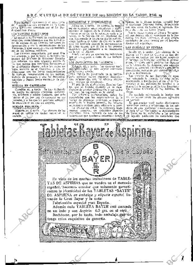 ABC MADRID 28-10-1919 página 14