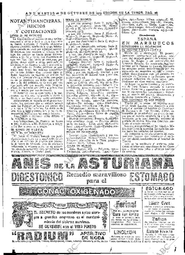 ABC MADRID 28-10-1919 página 16