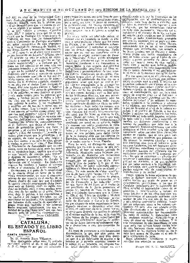 ABC MADRID 28-10-1919 página 6
