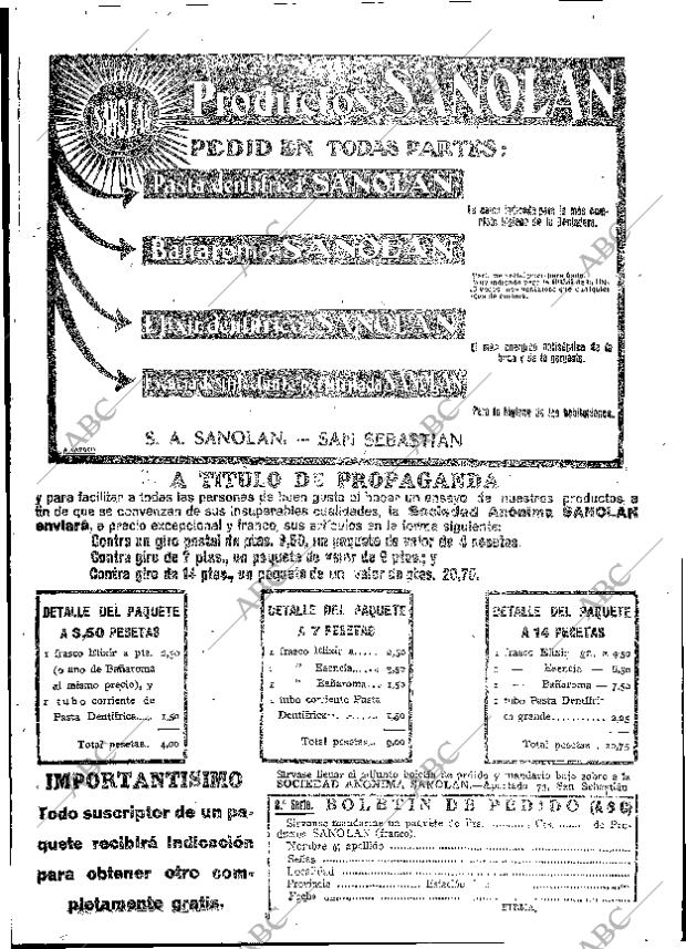 ABC MADRID 30-10-1919 página 8