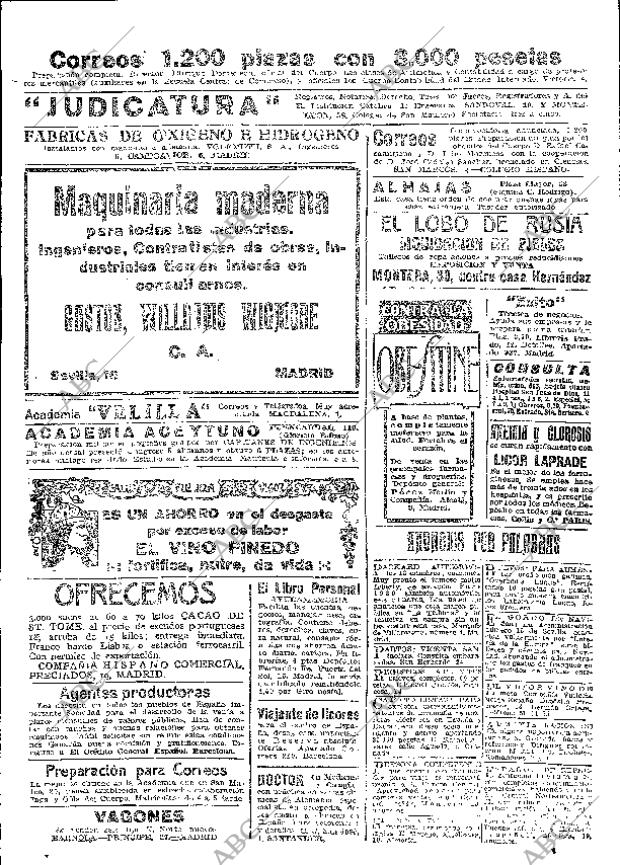 ABC MADRID 31-10-1919 página 20