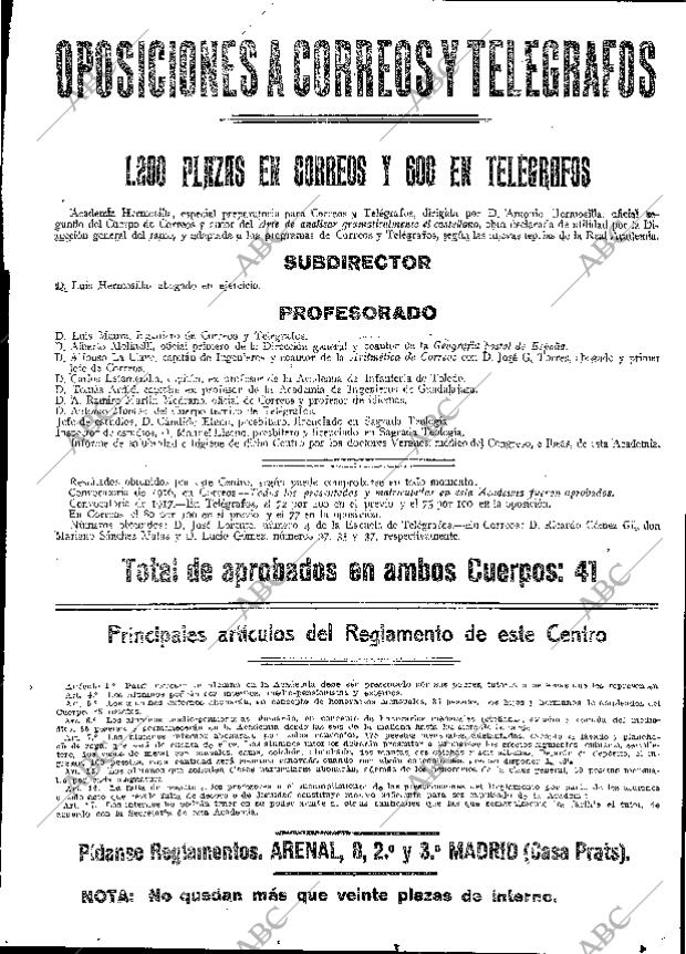 ABC MADRID 31-10-1919 página 8