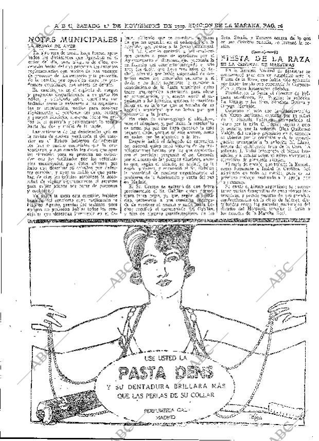 ABC MADRID 01-11-1919 página 16