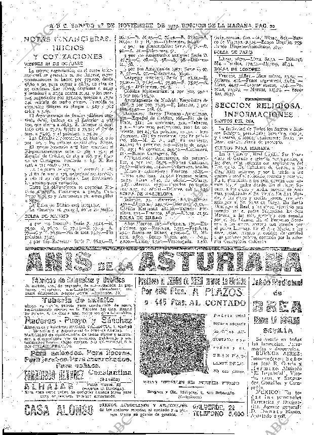 ABC MADRID 01-11-1919 página 20