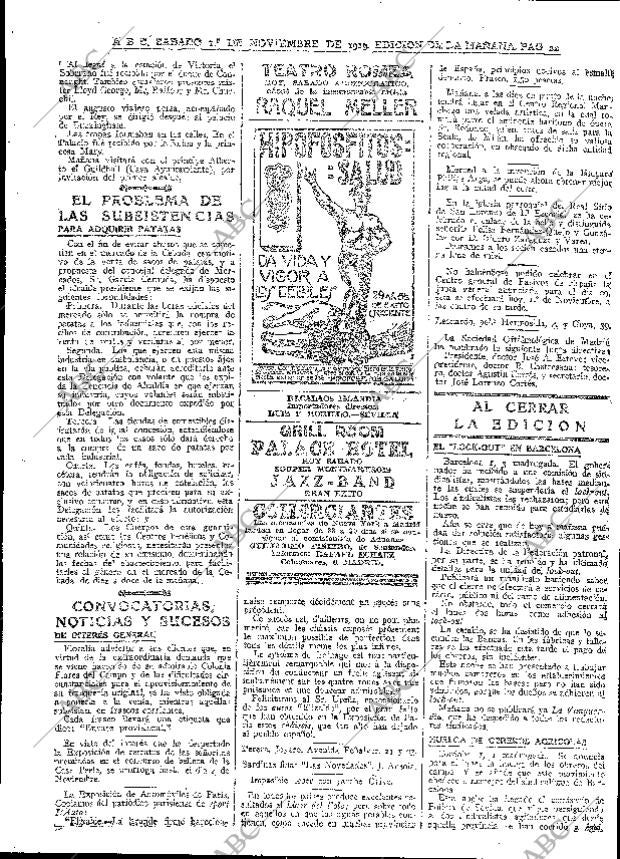 ABC MADRID 01-11-1919 página 22
