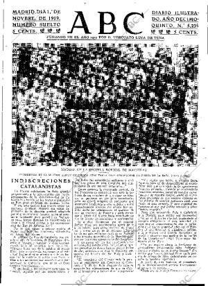 ABC MADRID 01-11-1919 página 3