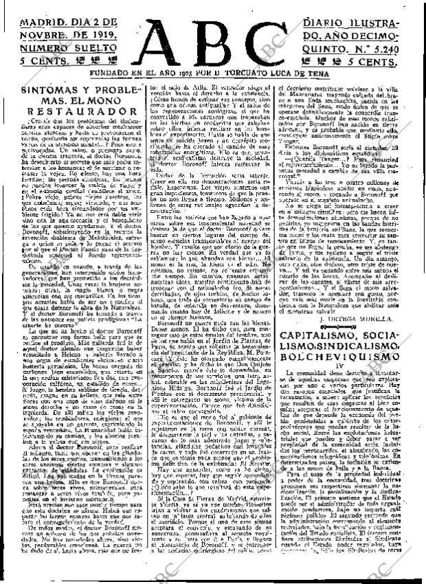 ABC MADRID 02-11-1919 página 3