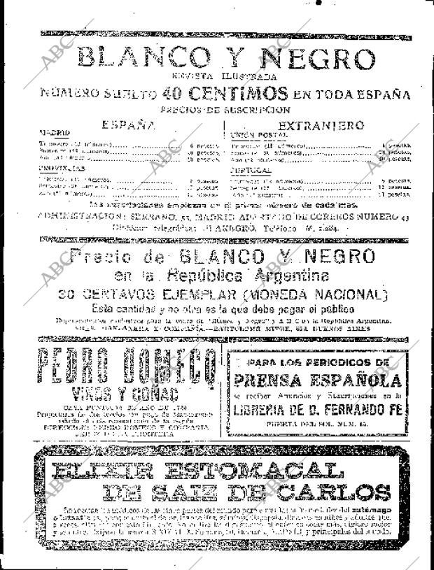 BLANCO Y NEGRO MADRID 02-11-1919 página 2