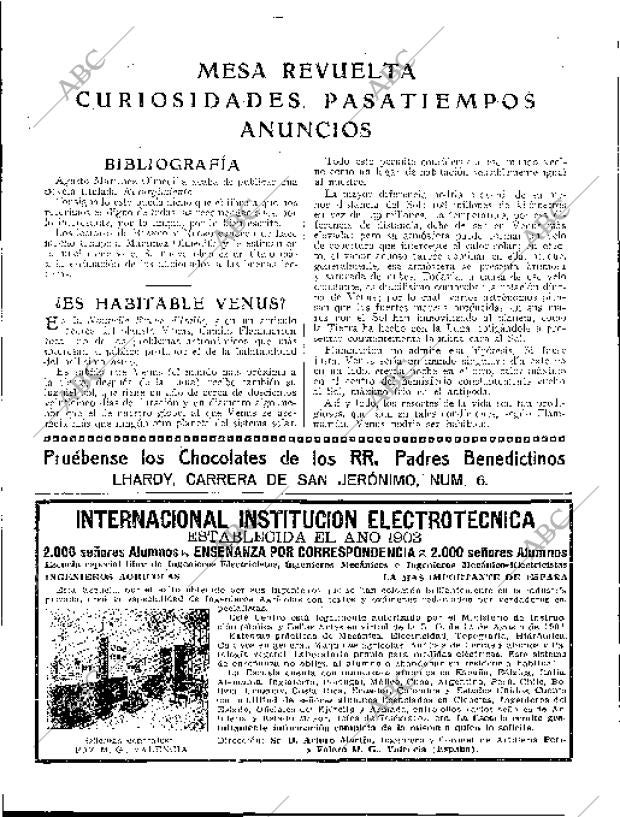 BLANCO Y NEGRO MADRID 02-11-1919 página 58