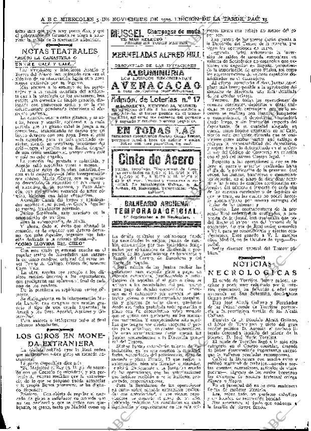 ABC MADRID 05-11-1919 página 15