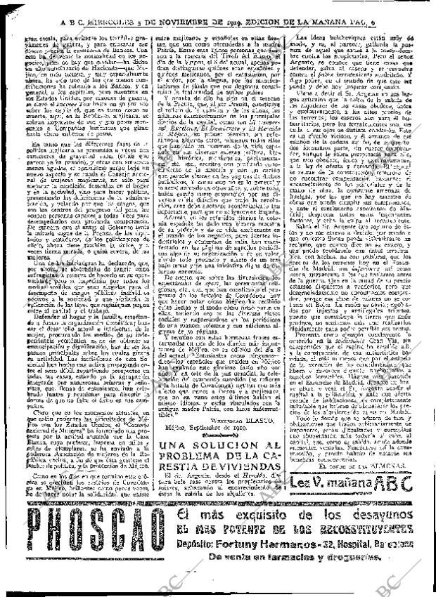ABC MADRID 05-11-1919 página 6