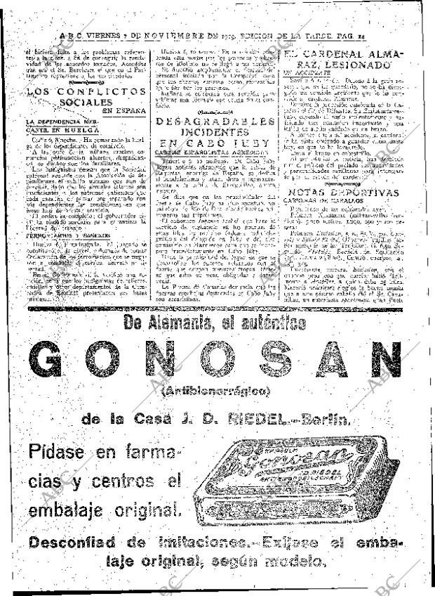 ABC MADRID 07-11-1919 página 14