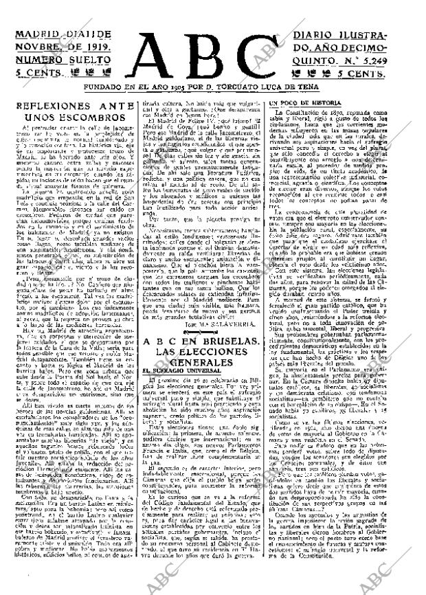 ABC MADRID 11-11-1919 página 3