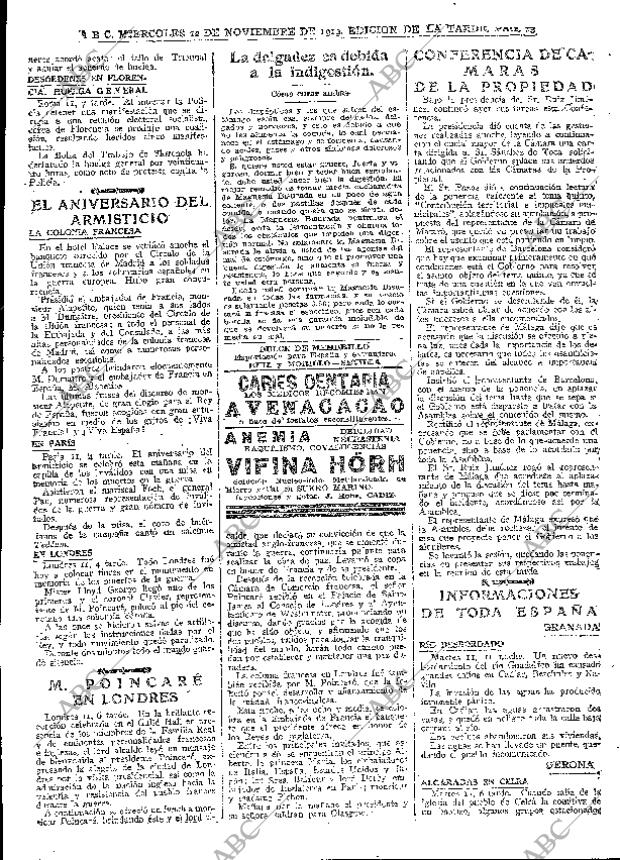 ABC MADRID 12-11-1919 página 13
