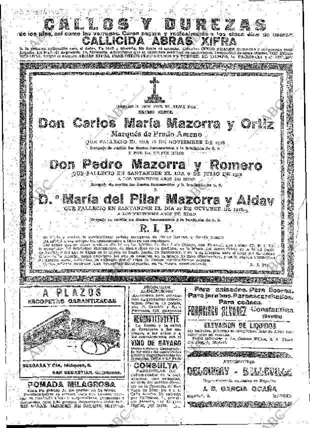 ABC MADRID 15-11-1919 página 18