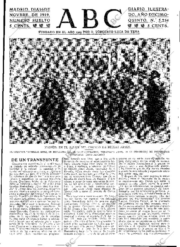 ABC MADRID 16-11-1919 página 3