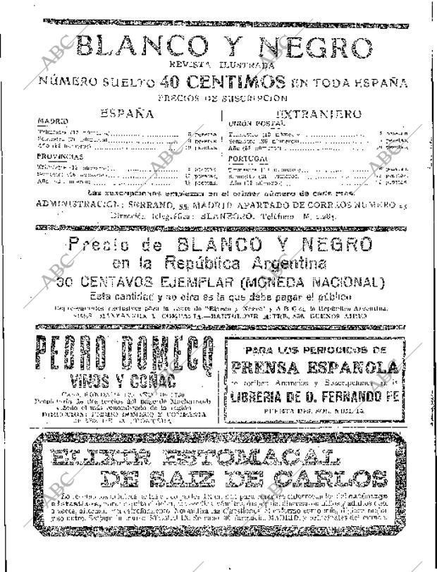 BLANCO Y NEGRO MADRID 16-11-1919 página 2