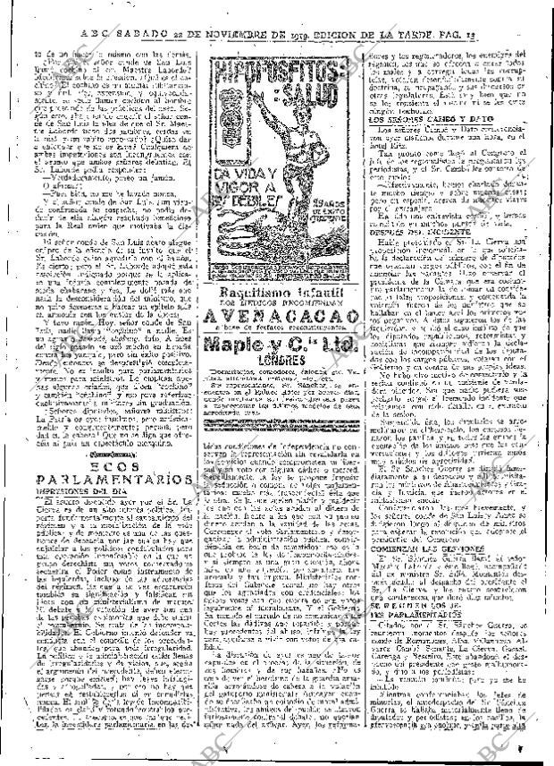 ABC MADRID 22-11-1919 página 13
