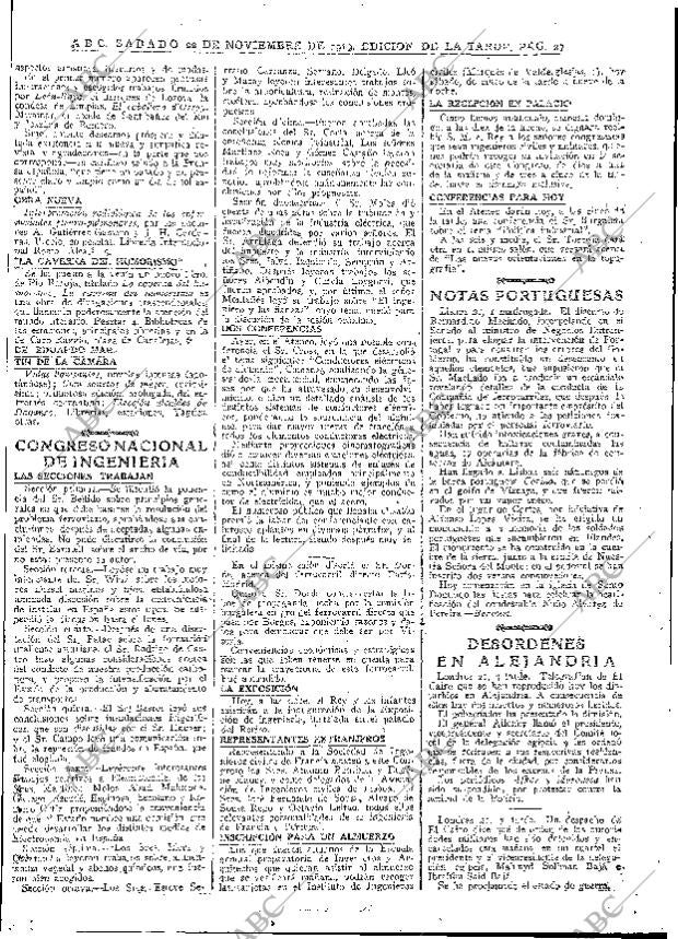 ABC MADRID 22-11-1919 página 27