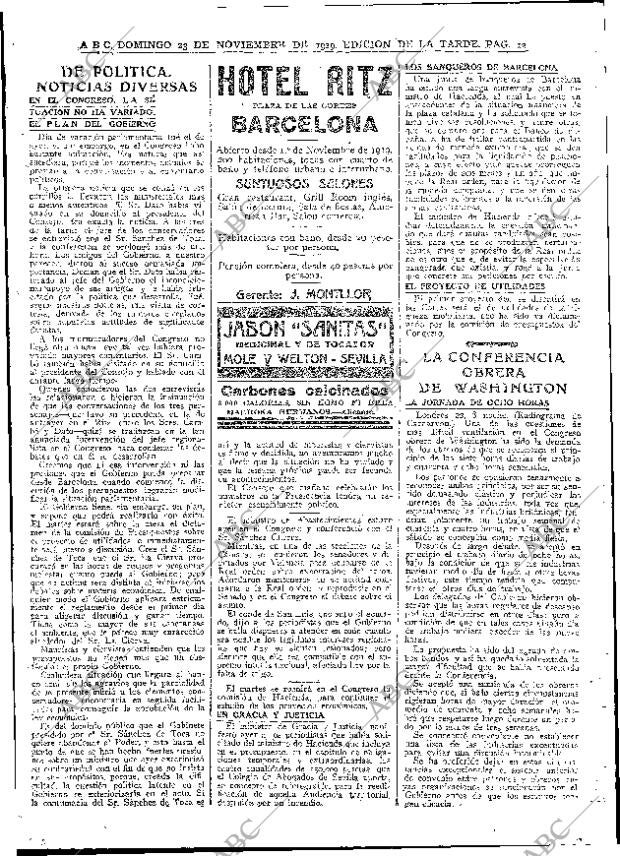 ABC MADRID 23-11-1919 página 12