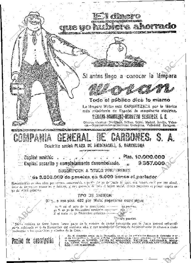 ABC MADRID 23-11-1919 página 16