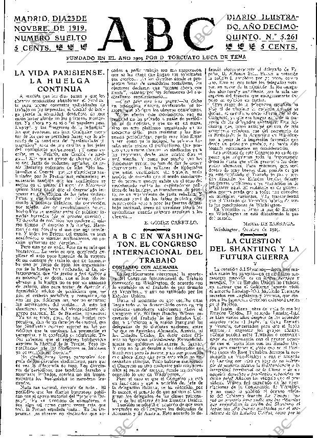 ABC MADRID 23-11-1919 página 3
