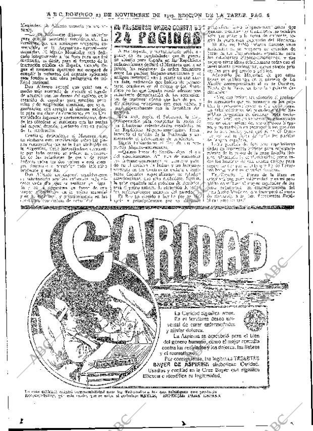ABC MADRID 23-11-1919 página 8