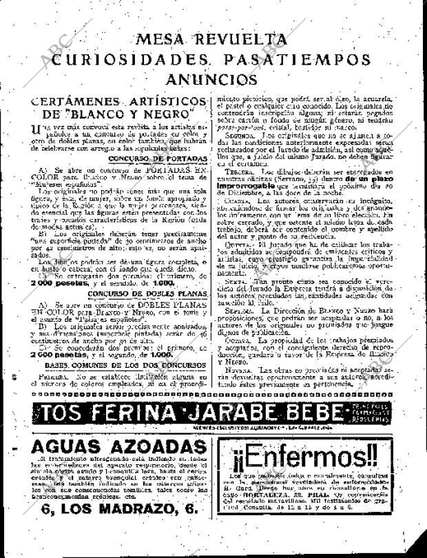 BLANCO Y NEGRO MADRID 23-11-1919 página 59