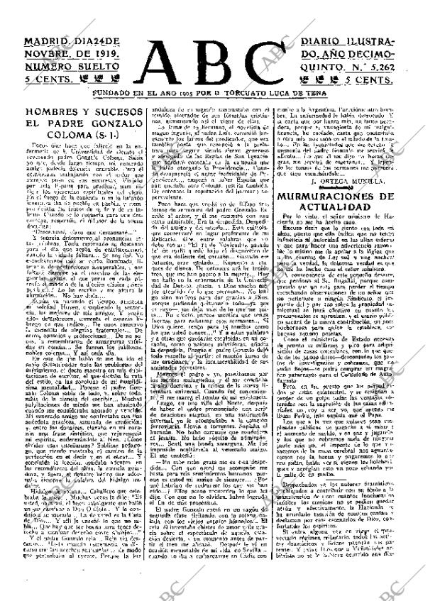 ABC MADRID 24-11-1919 página 3