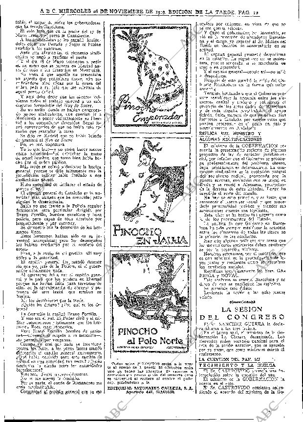 ABC MADRID 26-11-1919 página 12