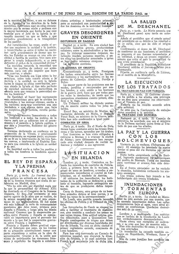 ABC MADRID 01-12-1919 página 12