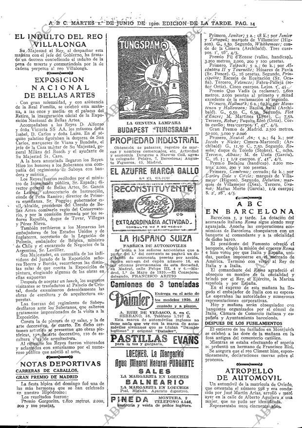 ABC MADRID 01-12-1919 página 14