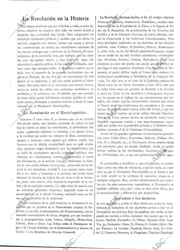 ABC MADRID 01-12-1919 página 2