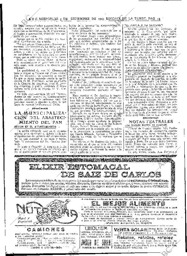ABC MADRID 03-12-1919 página 14