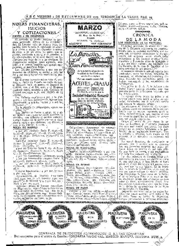 ABC MADRID 05-12-1919 página 24