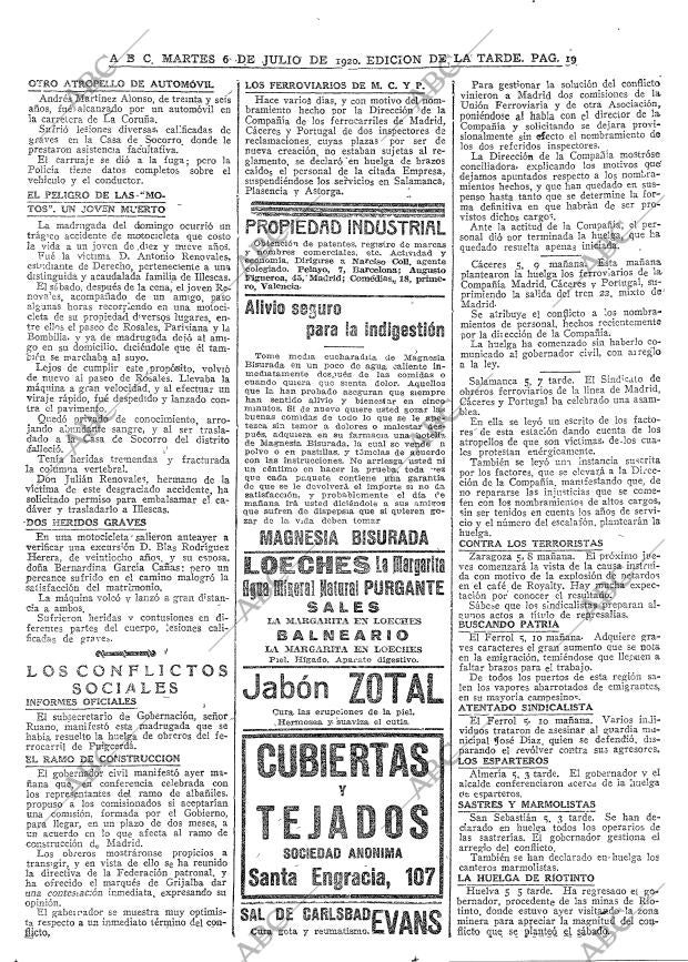 ABC MADRID 06-12-1919 página 19