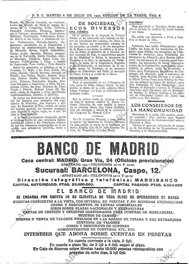 ABC MADRID 06-12-1919 página 8