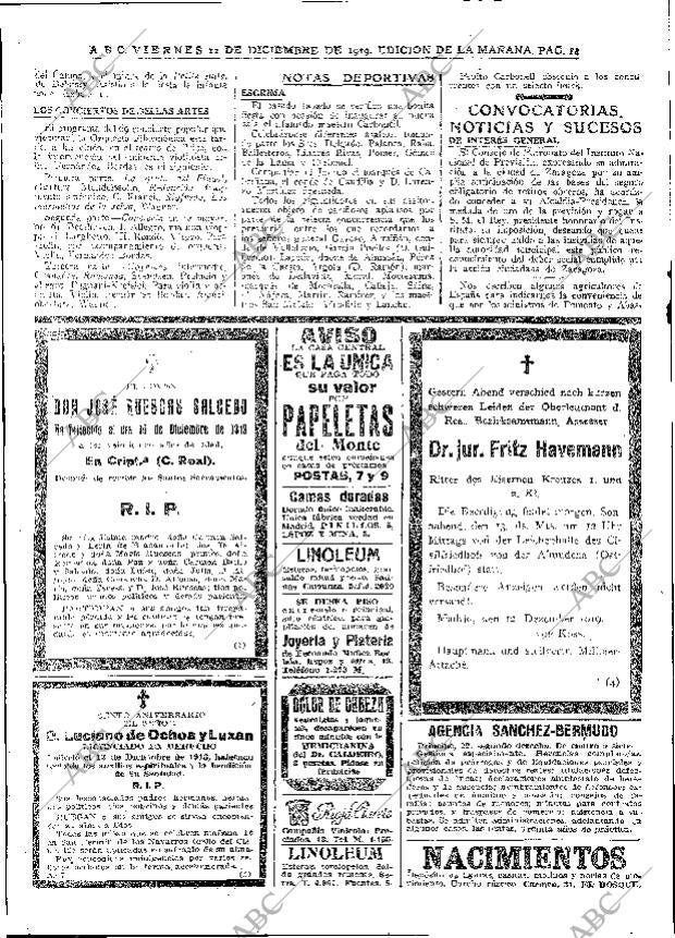ABC MADRID 12-12-1919 página 14