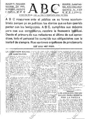 ABC MADRID 14-12-1919 página 3
