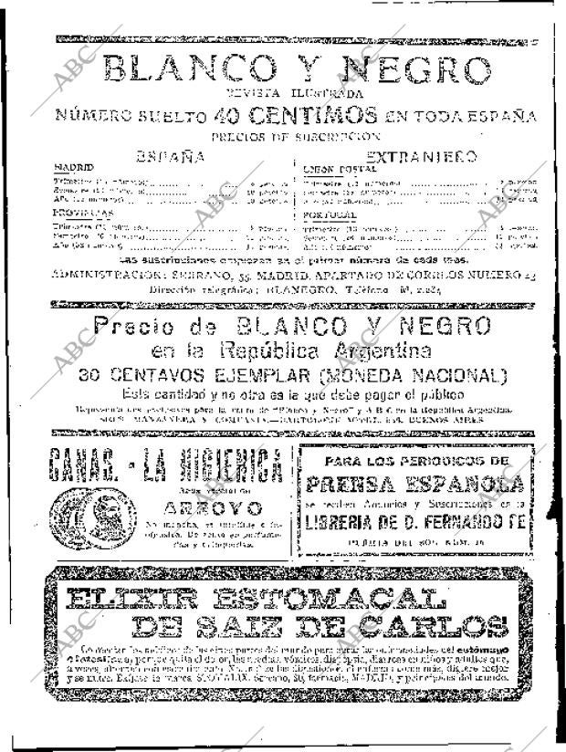 BLANCO Y NEGRO MADRID 14-12-1919 página 2