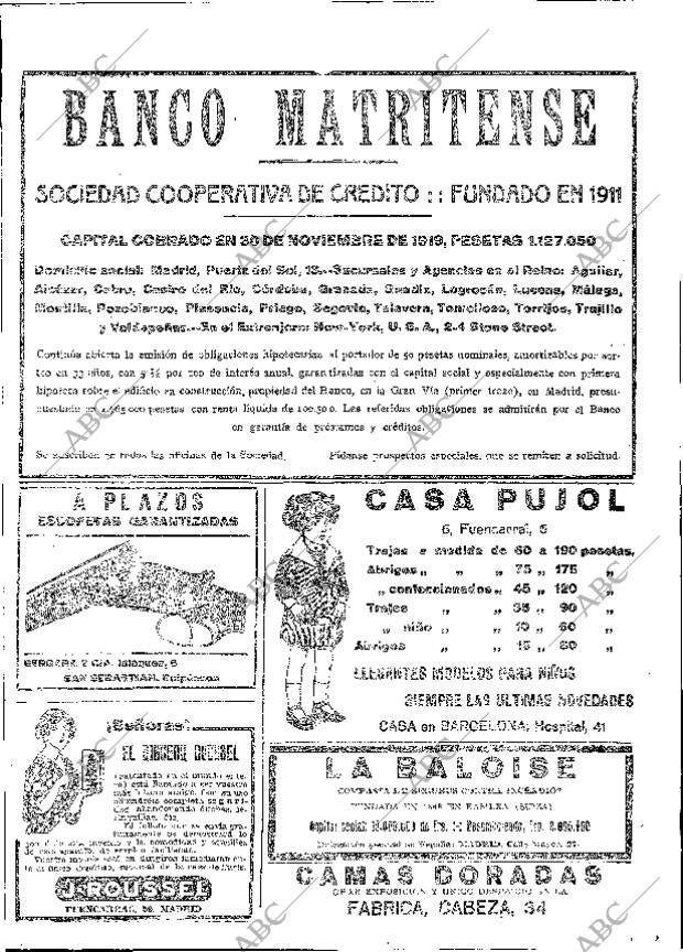 ABC MADRID 16-12-1919 página 20