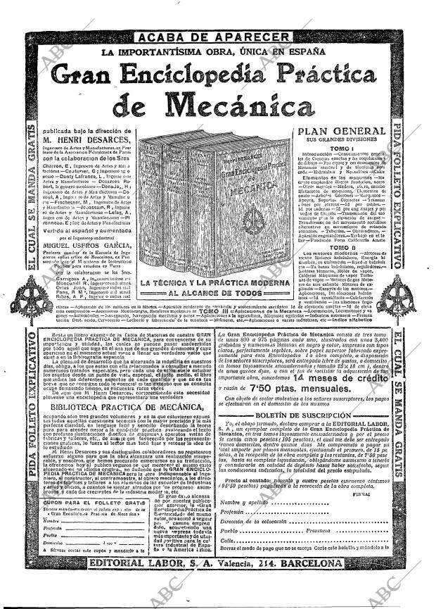 ABC MADRID 19-12-1919 página 2