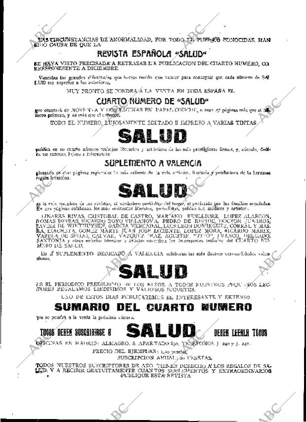 ABC MADRID 20-12-1919 página 2