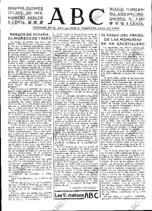 ABC MADRID 20-12-1919 página 3