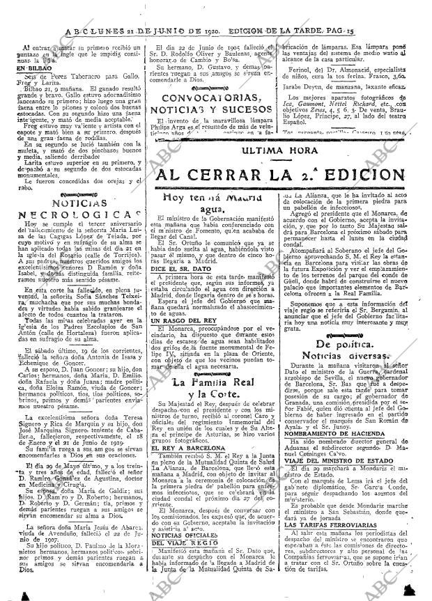 ABC MADRID 21-12-1919 página 15