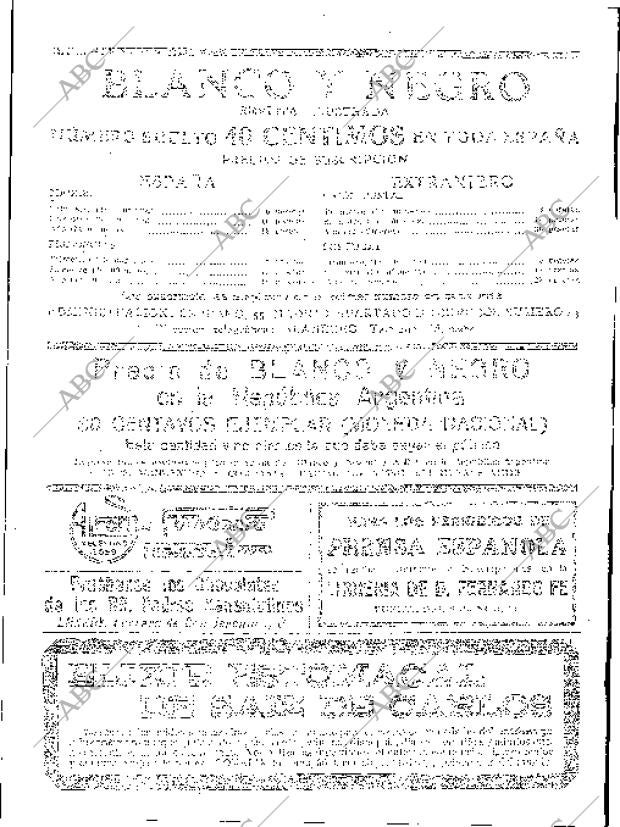 BLANCO Y NEGRO MADRID 21-12-1919 página 2