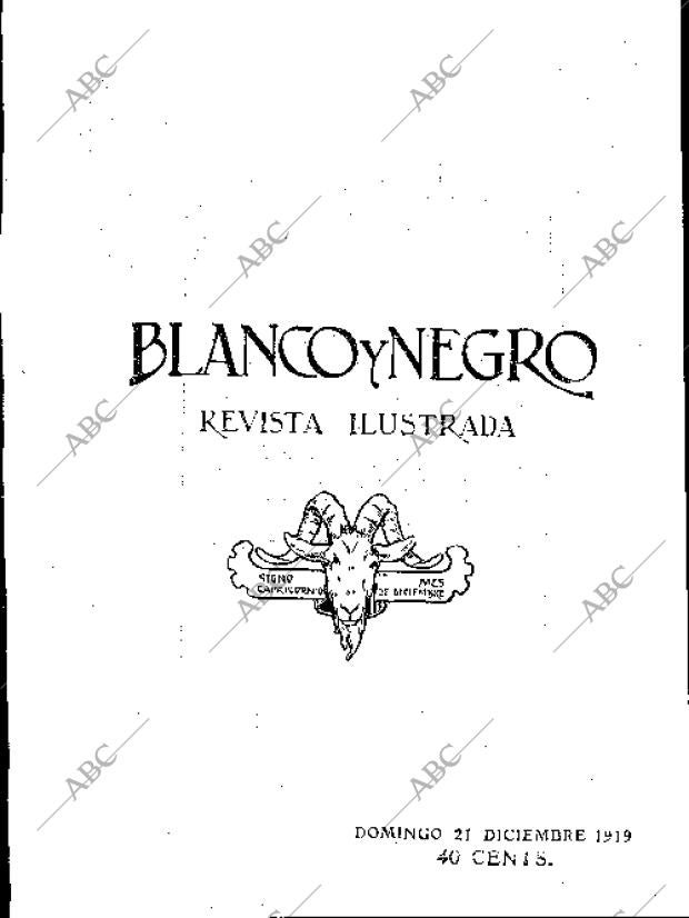 BLANCO Y NEGRO MADRID 21-12-1919 página 3