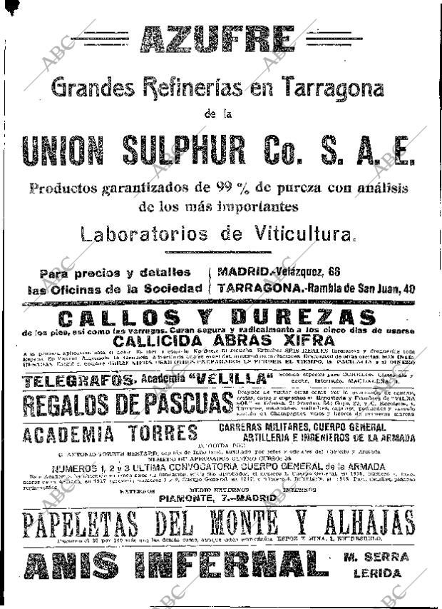 ABC MADRID 23-12-1919 página 39